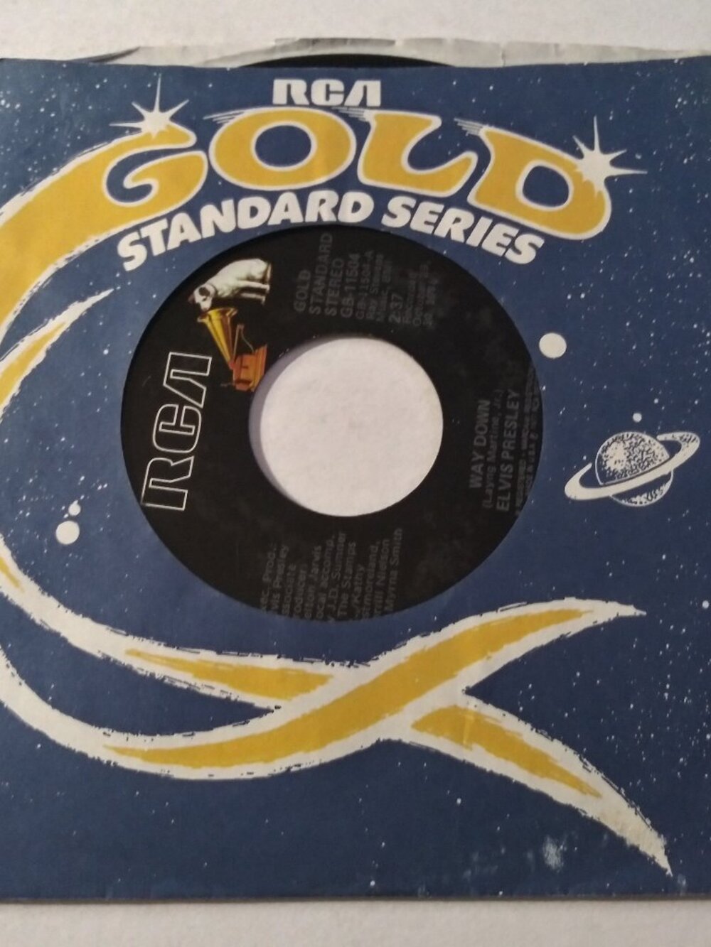 Elvis Presley – Way Down & My Way NM Original 3rd ERA GSS 45RPM RCA Record 1979